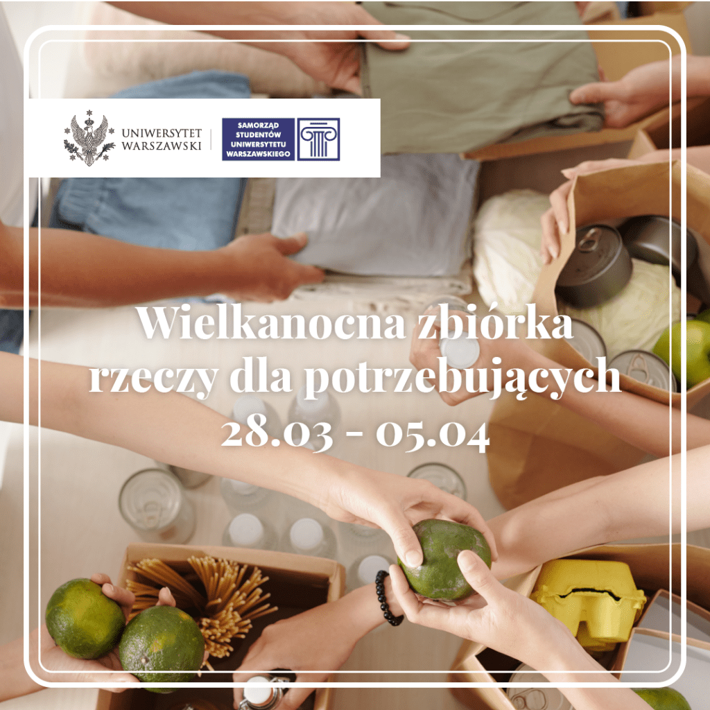 Wielkanocna zbiórka dla potrzebujących na&nbsp;UW